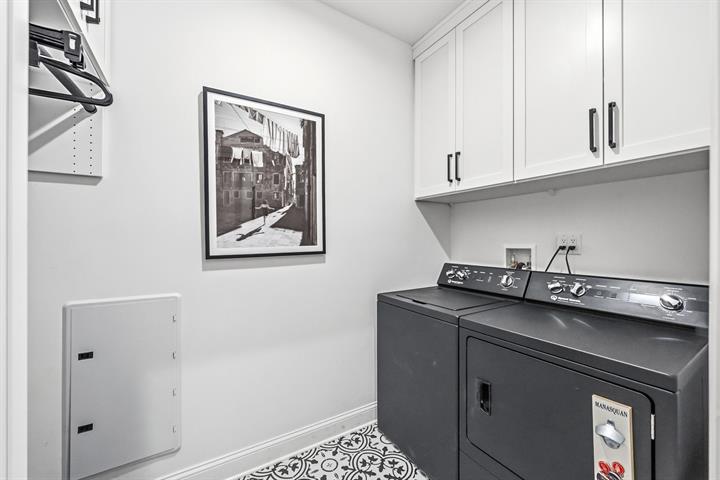 Laundry room with cabinetry
