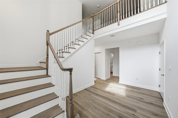 Staircase to the upper level