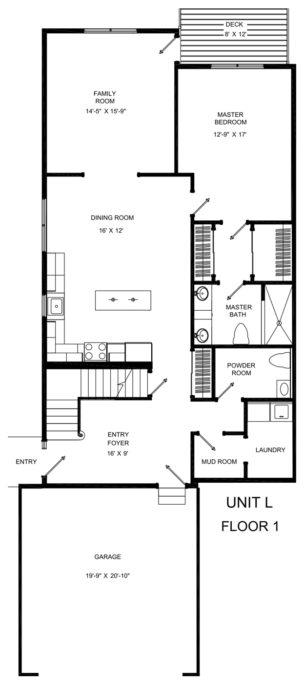 Augusta first floor plan