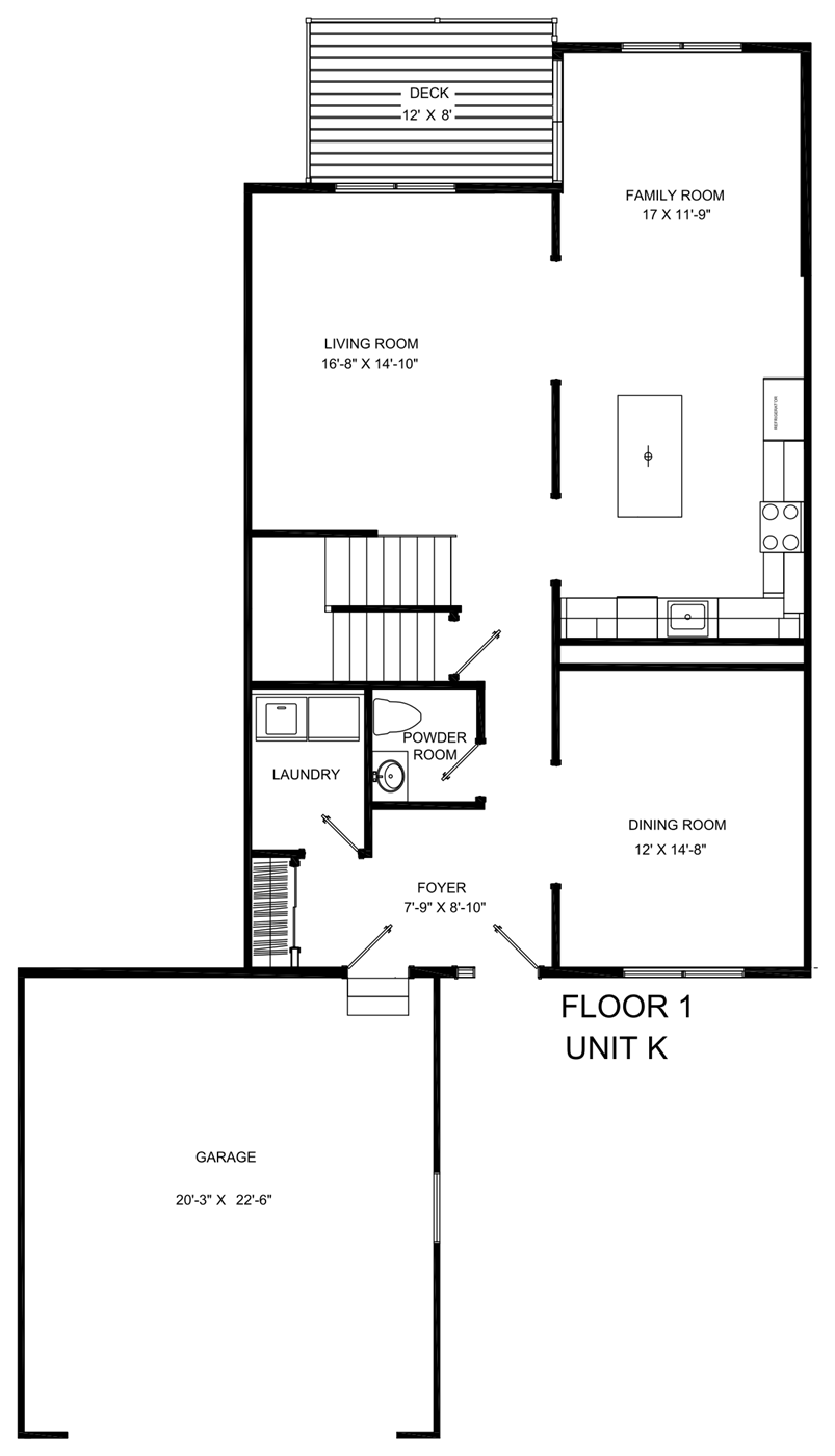 Baltusrol first floor plan
