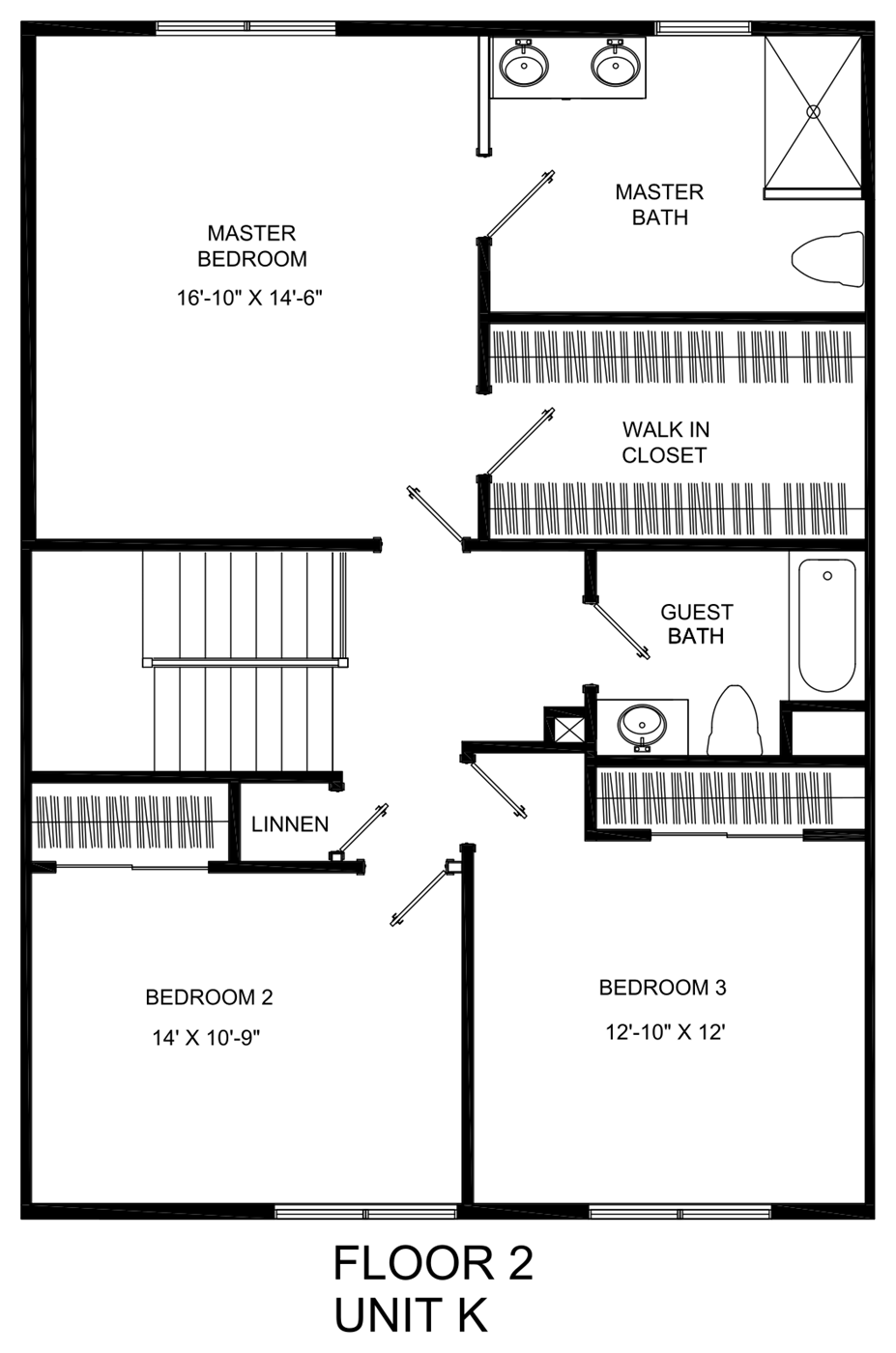 Baltusrol second floor plan
