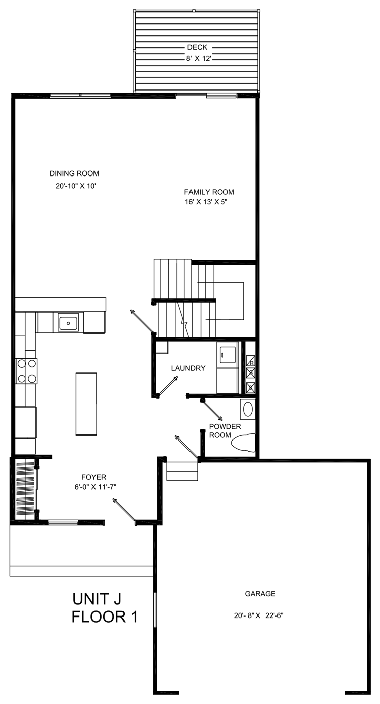 Cypress first floor plan