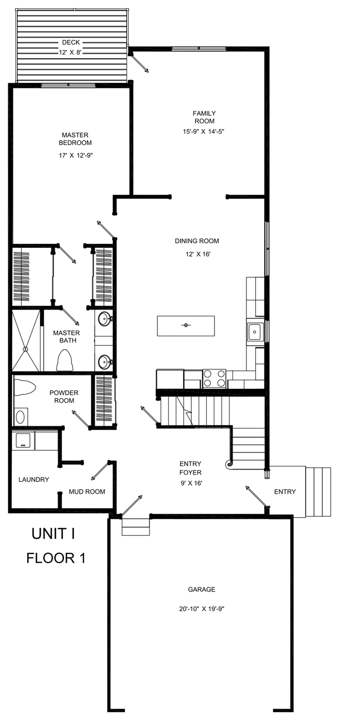 Dearborn first floor plan